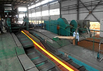 小型線材軋(yà)機生産線(xiàn)現場